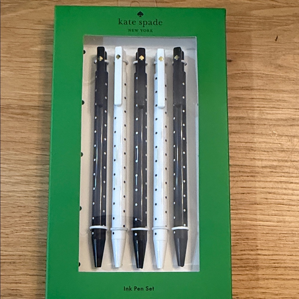 Kate Spade Black and White Ink Pen Set Kate Spade New York. New hard to find